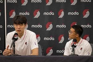 杨瀚森：五小阵容是潮流的一种 自己还是要提高这方面的适应能力图片
