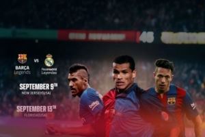 官方：巴萨将与皇马在美国举办2场传奇赛，时间为9月9日和13日
