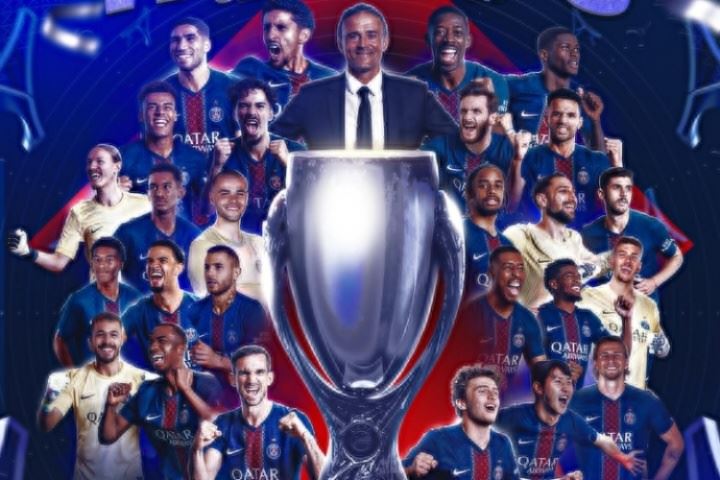 载入史册🏆巴黎夺得队史首座欧超杯冠军！成为赛史首个法国冠军