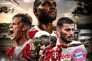 拜仁发布德超杯海报：迪亚斯、基米希、若纳坦-塔、翁达夫出镜