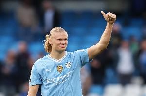 一人扛起蓝月全部火力！曼城最近7粒英超进球，由哈兰德一手包办